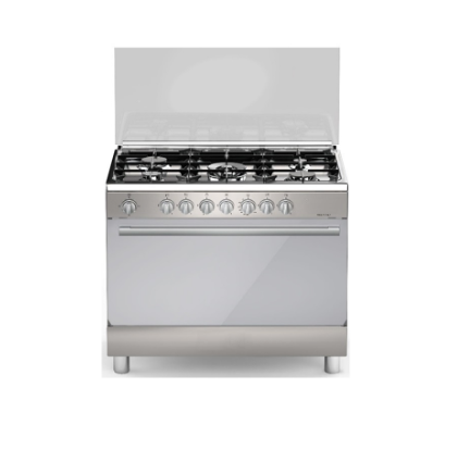 THOMSON Gas Oven 60×90 cm, 5 Burners of gas, self-ignition built in with keys - T95BPGGSFS