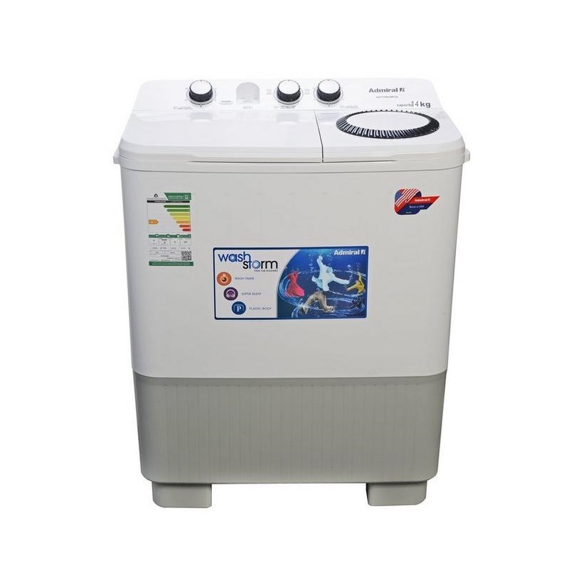 ADMIRAL Twin Tub Washing Machine 14 Kg, White - ADTT14KUWCQ