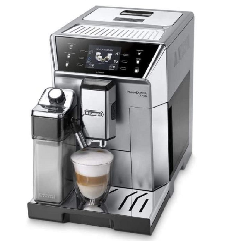 DELONGHI Coffee Maker 2 Liter Water Tank, 19 Bar, 360g Grain Tank, 3.5 Inch Color Display - DLECAM550.75MS