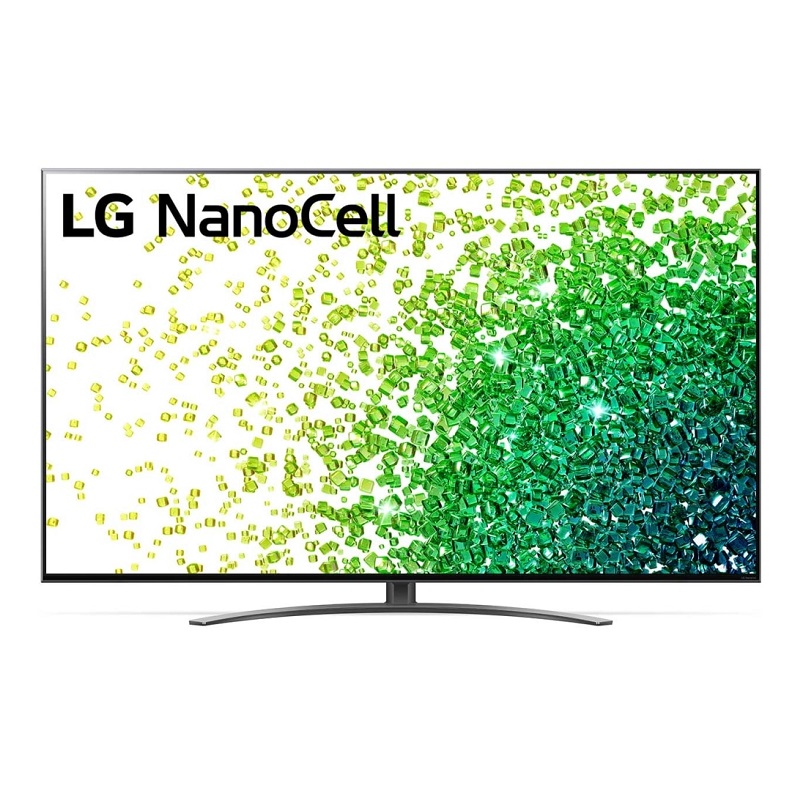 تليفزيون ال جي NanoCell مقاس 55 بوصة 4K، من السلسلة 86، ألوان خلايا النانو، معالج a7 من الجيل الرابع يعمل بالذكاء الاصطناعي ‎4K، شاشة سينما - 55NANO86VPA