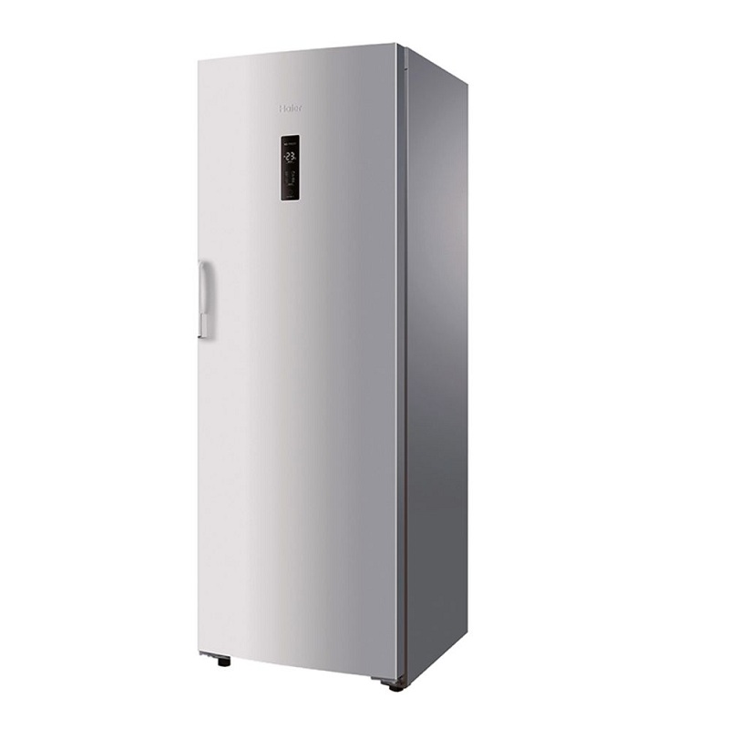 HAIER Upright Freezer 7.8 Feet, 222 L, One Door, Silver - HVF260SS-2