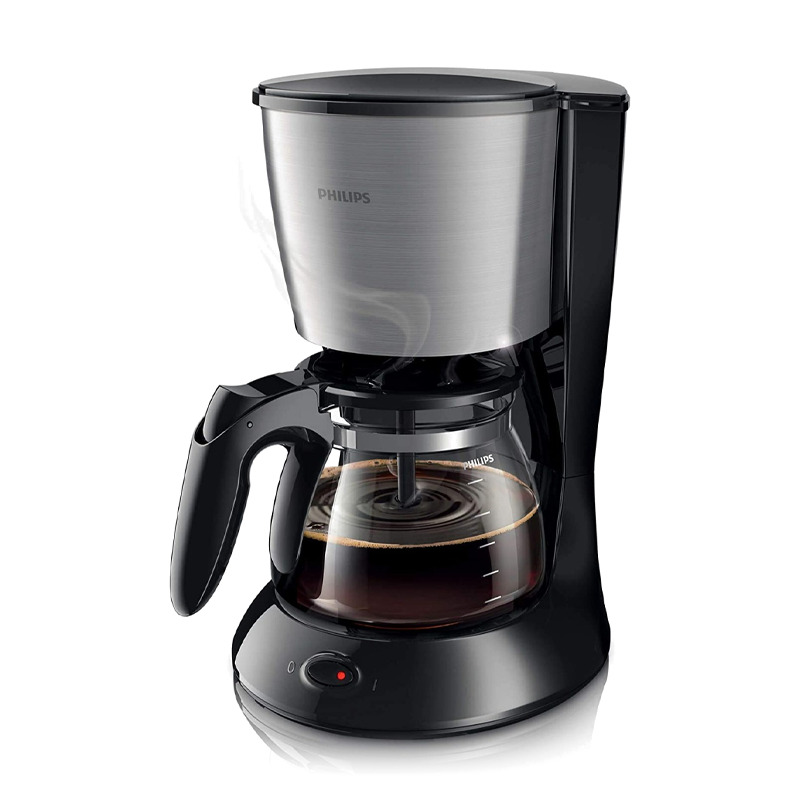 كوفي ميكر فيليبس 1000 واط، مكينة قهوة تعمل بالتنقيط 1.20 لتر، اسود - HD7462/20