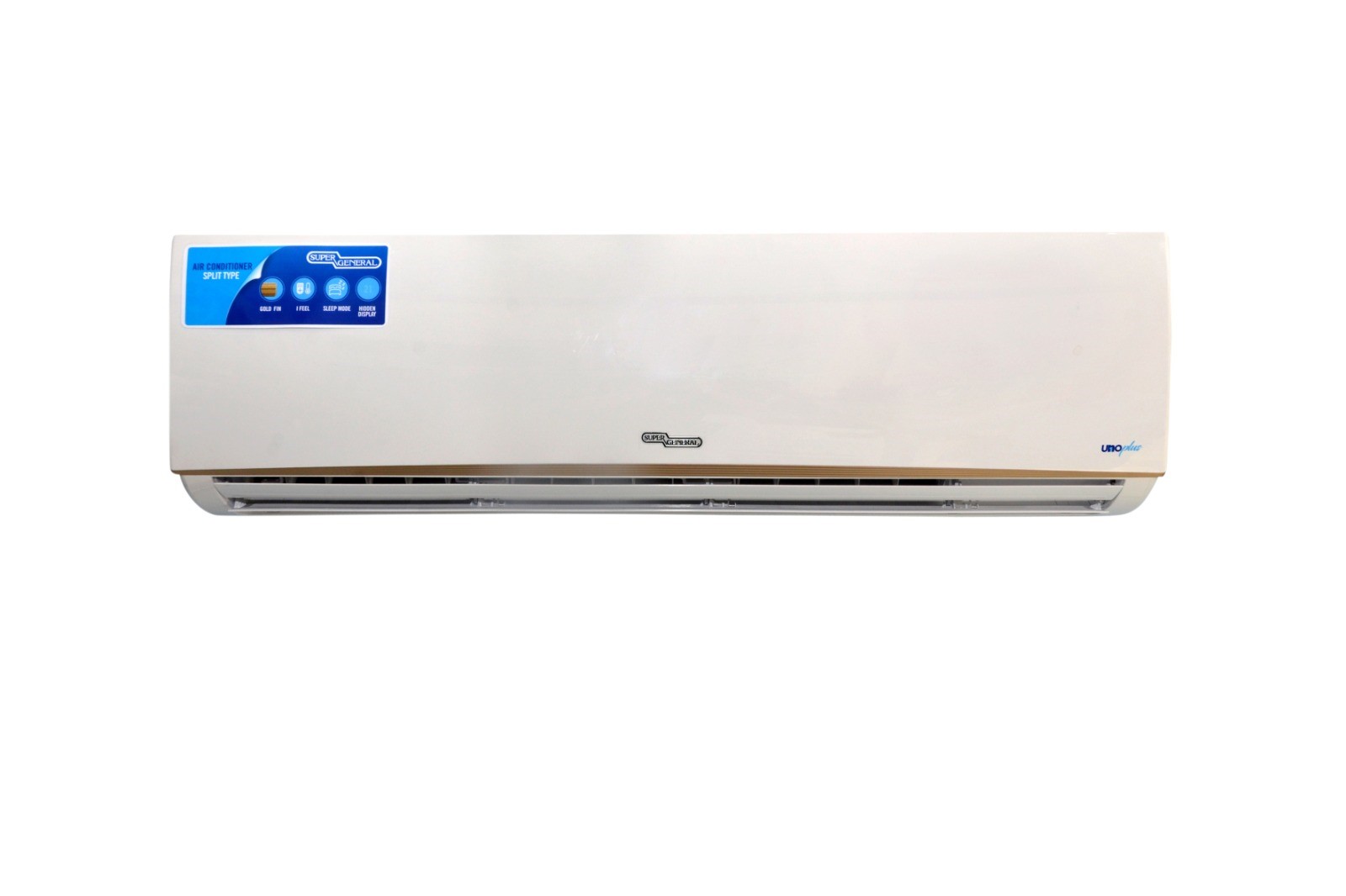 Super General 12100BTU Split Air Conditioner,Cold Only , UNO, White - KSGS123GE