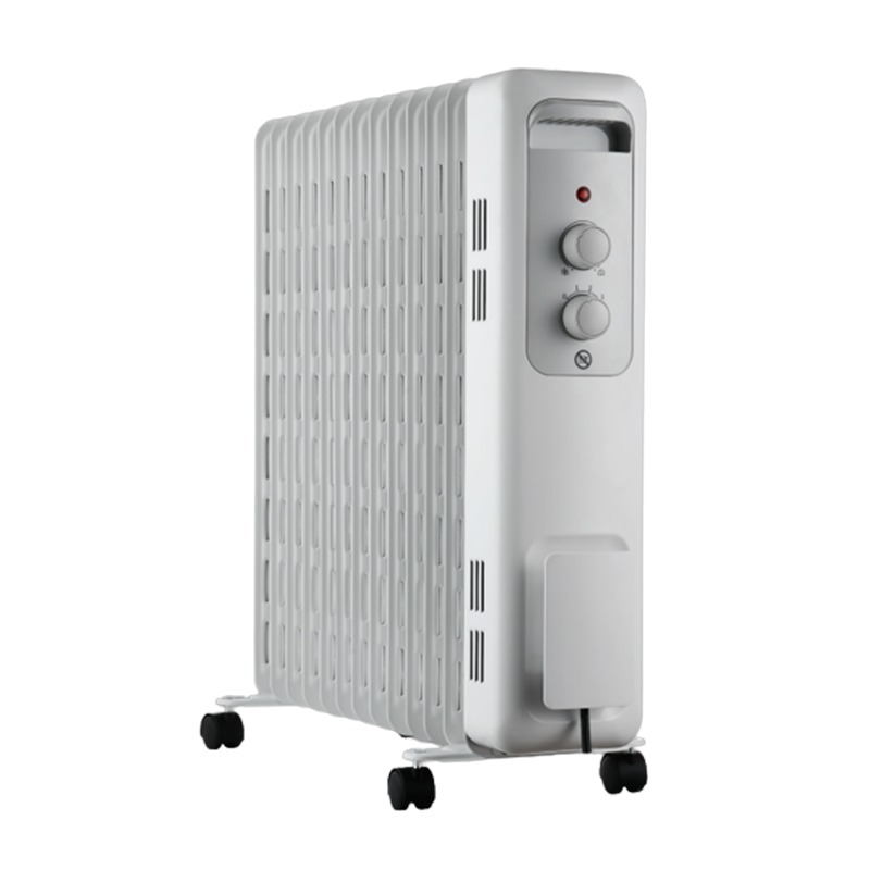 Super General Oil Heater 2500W, 13 Fins, 3 Levels, With Overheating Protection, White - KSGOFR13M