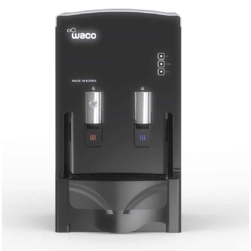 WACO Hyundai Water Dispenser Table Top Hot Cold, 4 Stages Desalination System, Made in Korea, Black - W2-170SP